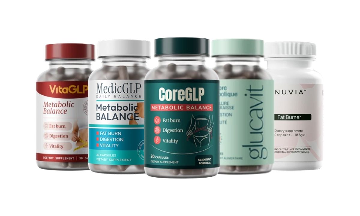 Comparaison de MedicGLP, CoreGLP, Glucavit, Nuvia et VitaGLP